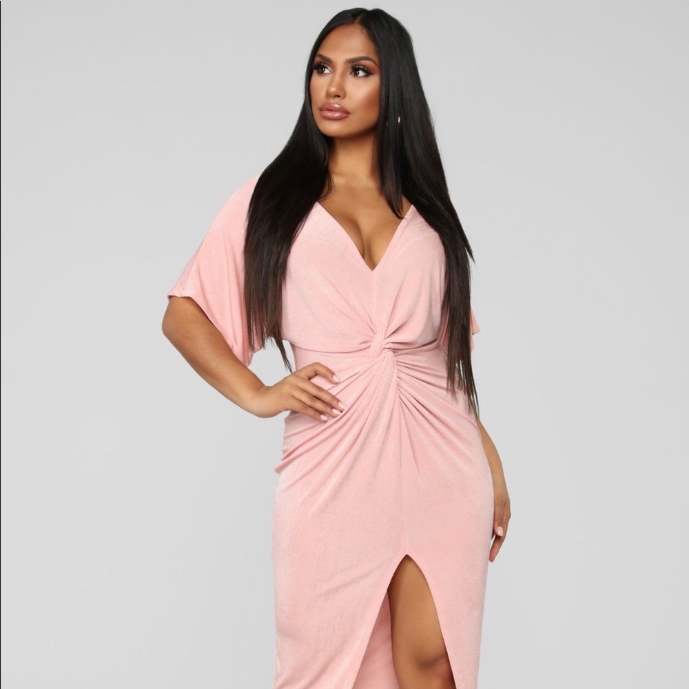 Blush pink dress